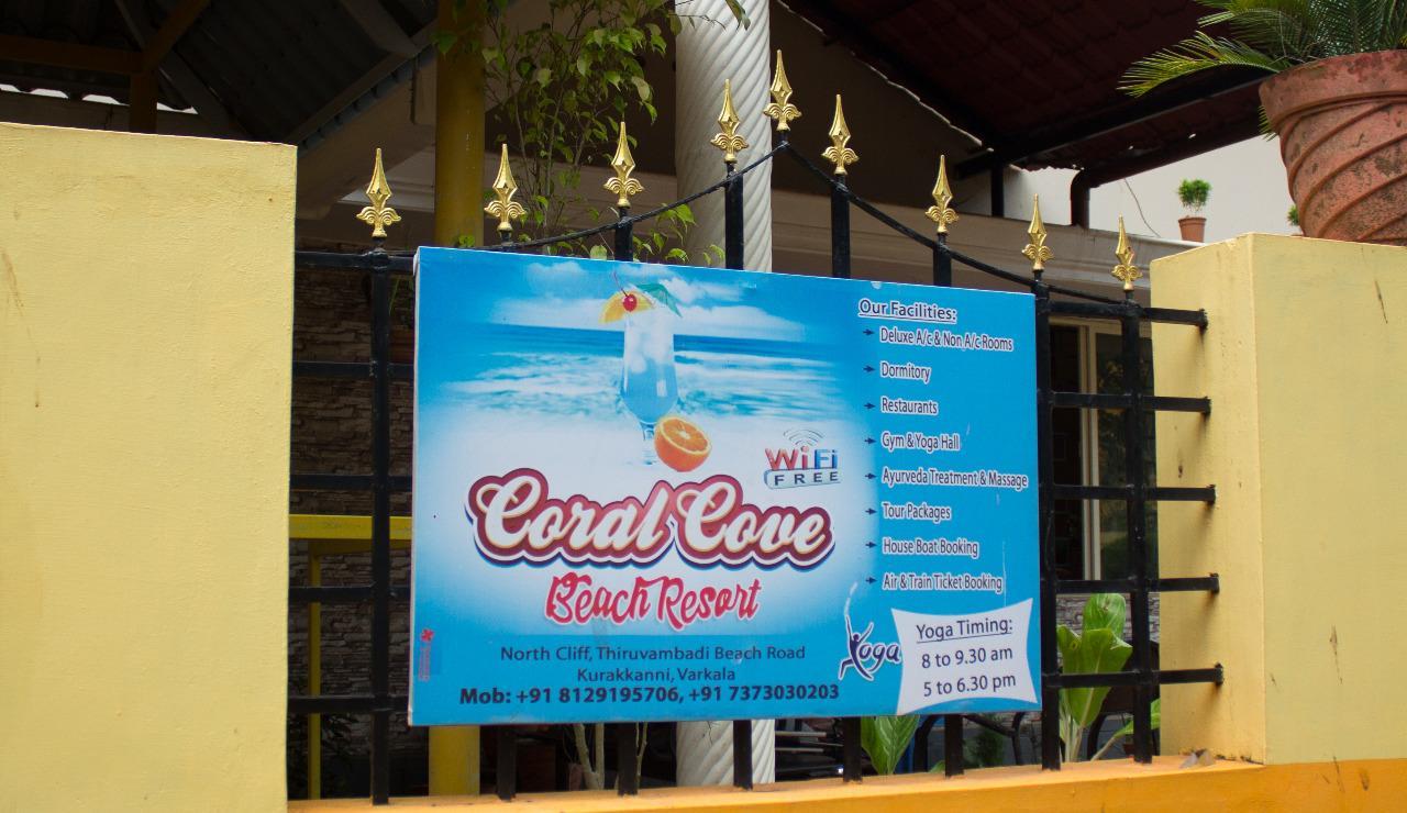 Coral Cove Beach Resort Varkala Exterior photo